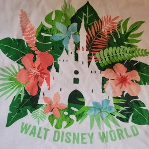 NWOT Tropical Disney shirt